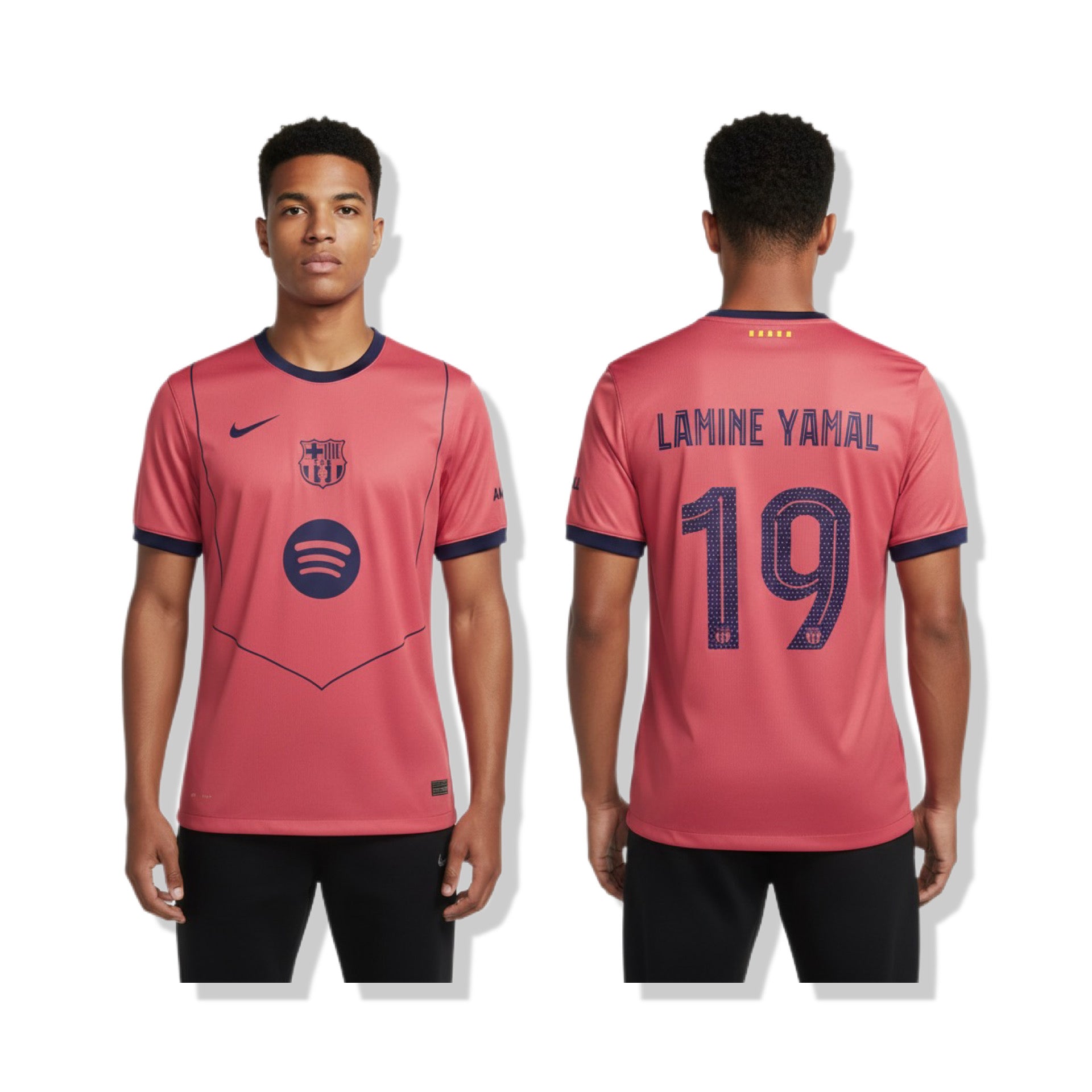 BARCELONA PINK T-shirt lamine yamal 19