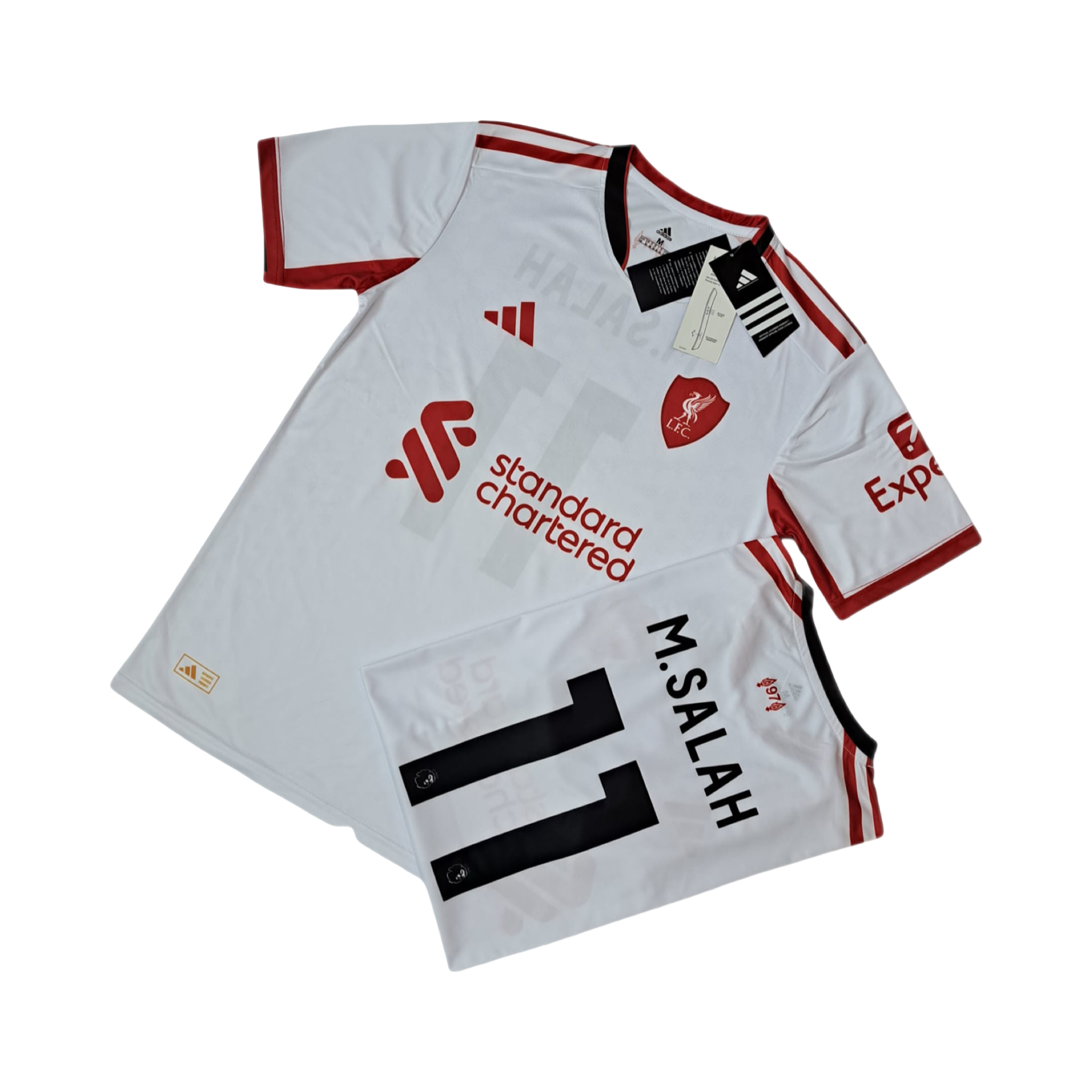 Liverpool white t-shirt M.Salah 11