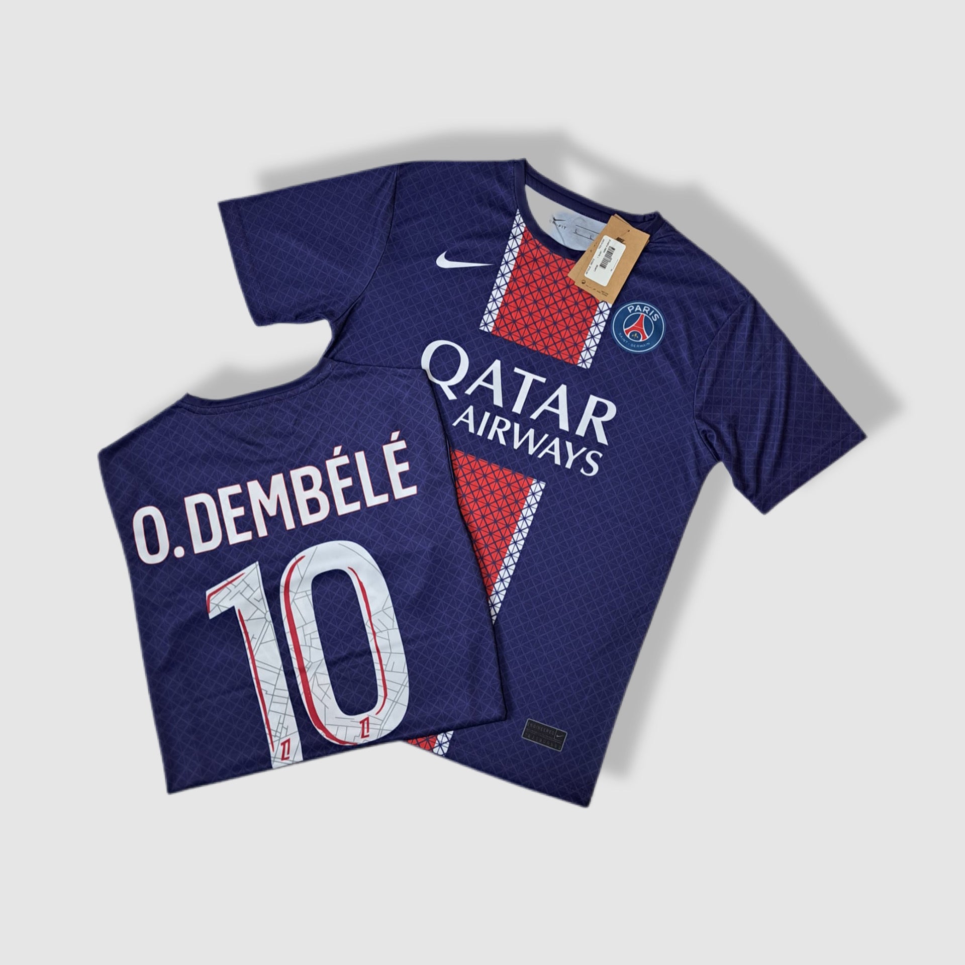 Psg blue t-shirt o.dembele 10