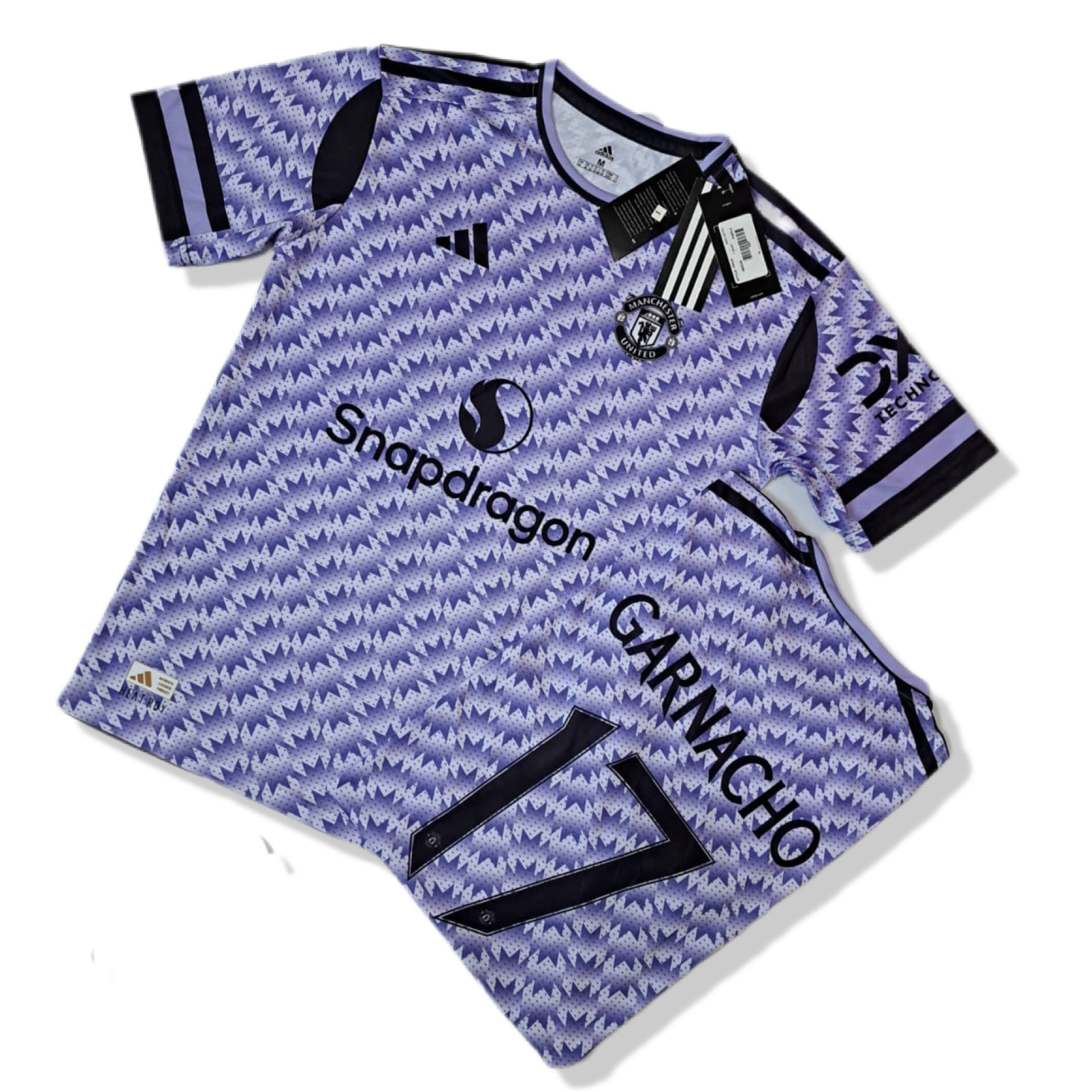MANCHESTER UNITED PURPLE T-SHIRTS GARNACHO 17
