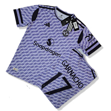 MANCHESTER UNITED PURPLE T-SHIRTS GARNACHO 17