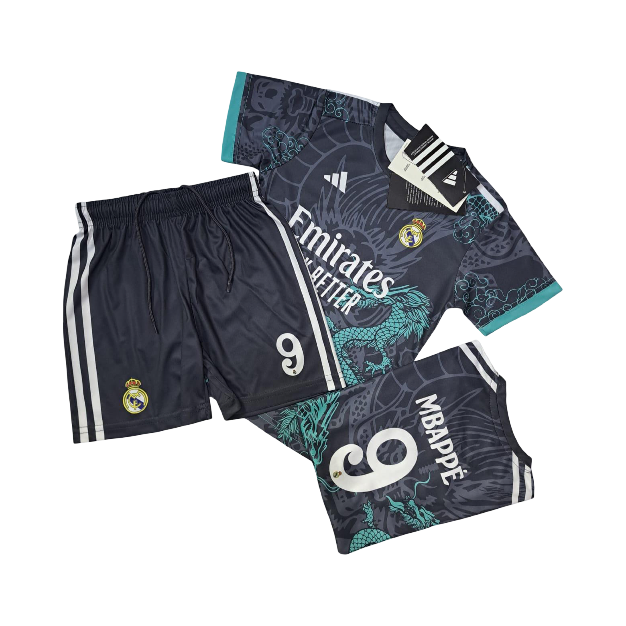 Real Madrid dragon kids suit mbappe 9