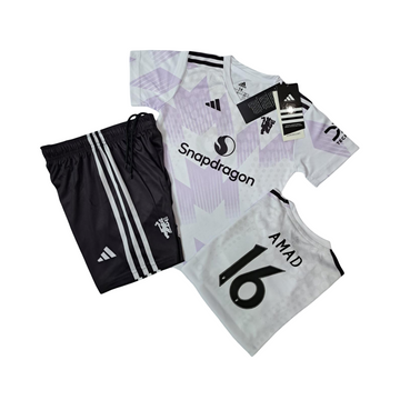Manchester united white kids suit amad 16