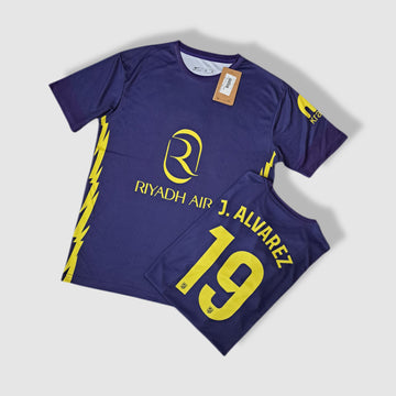 Atletico madrid blue t-shirt j.alvarez 19