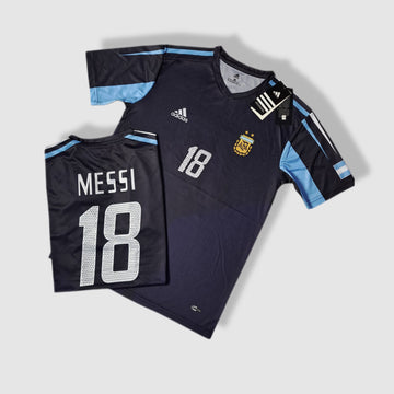 Argentina blue retro t-shirt messi 18