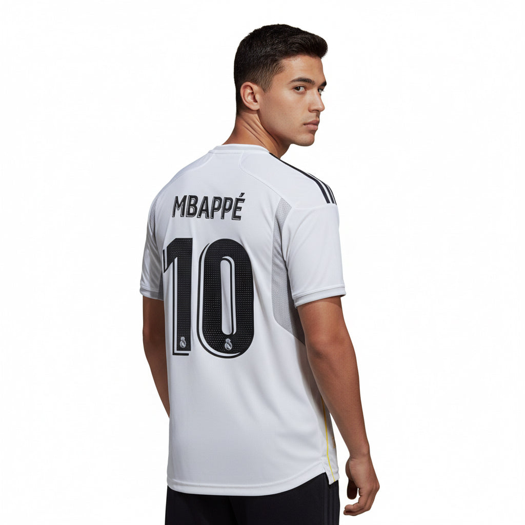 REAL MADRID WHITE T-Shirt Mbappe 10