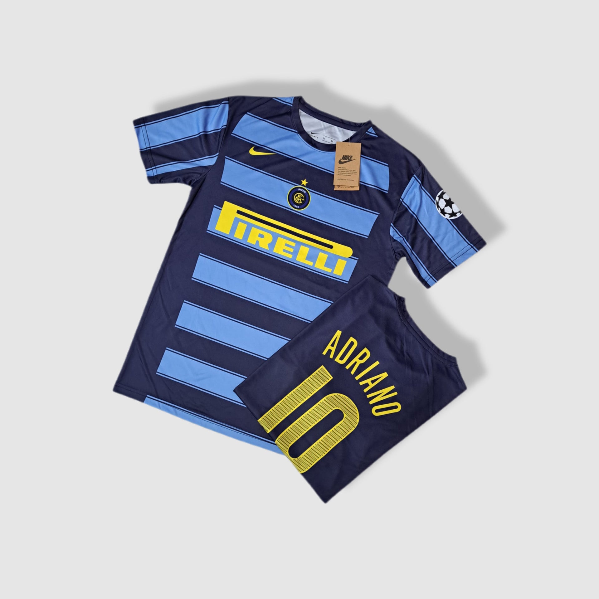 Inter milan blue t-shirt adriano 10