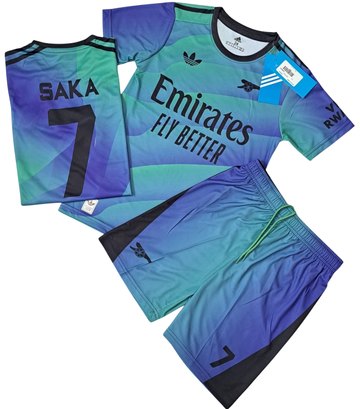 ARSENAL RAINBOW SAKA BOYS FOOTBALL SUIT