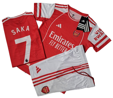 ARSENAL RED SAKA BOYS FOOTBALL SUIT