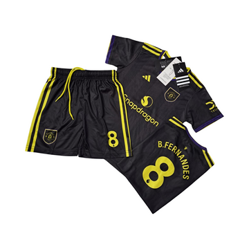 Manchester united black kids suit b.fernandes 8