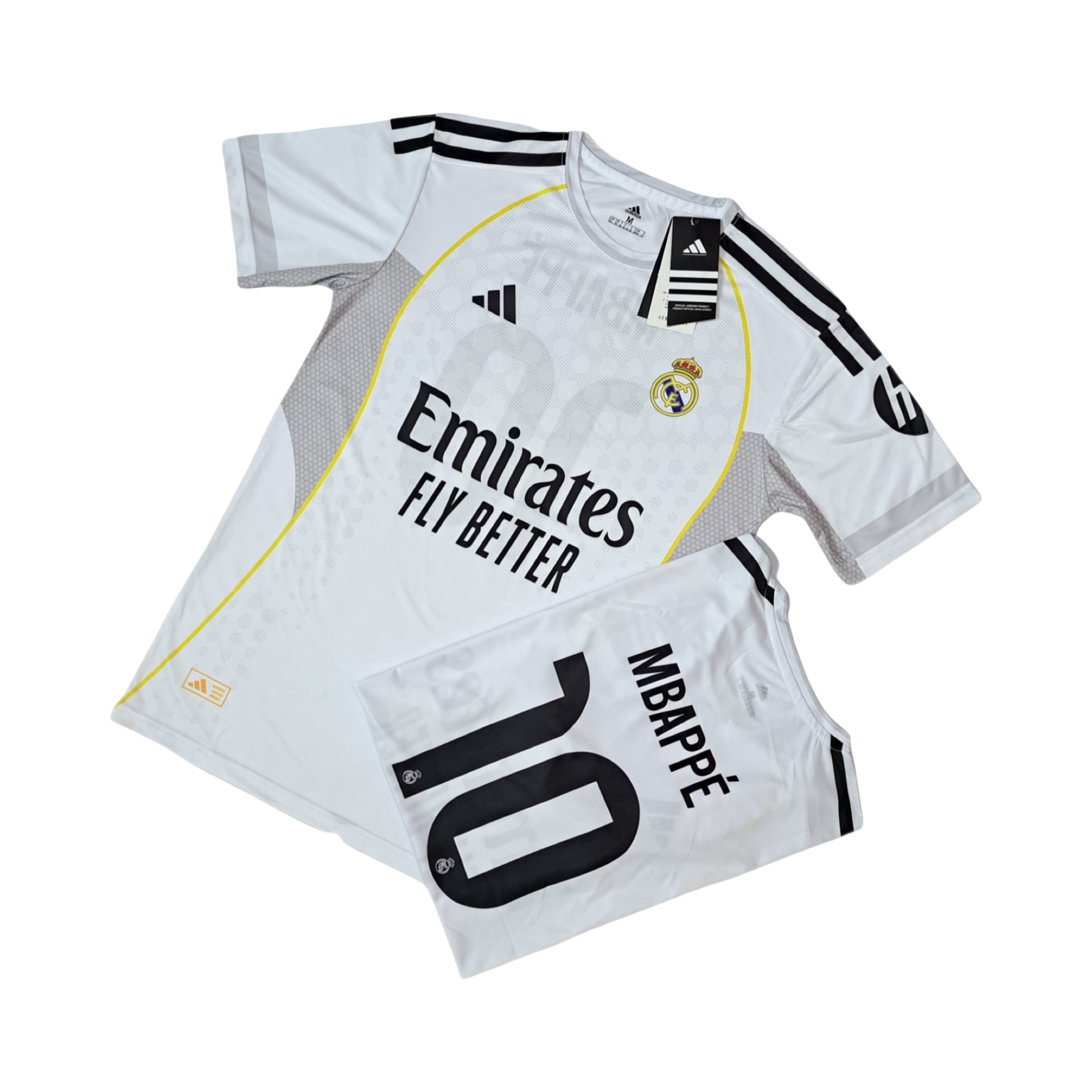 REAL MADRID WHITE T-Shirt Mbappe 10