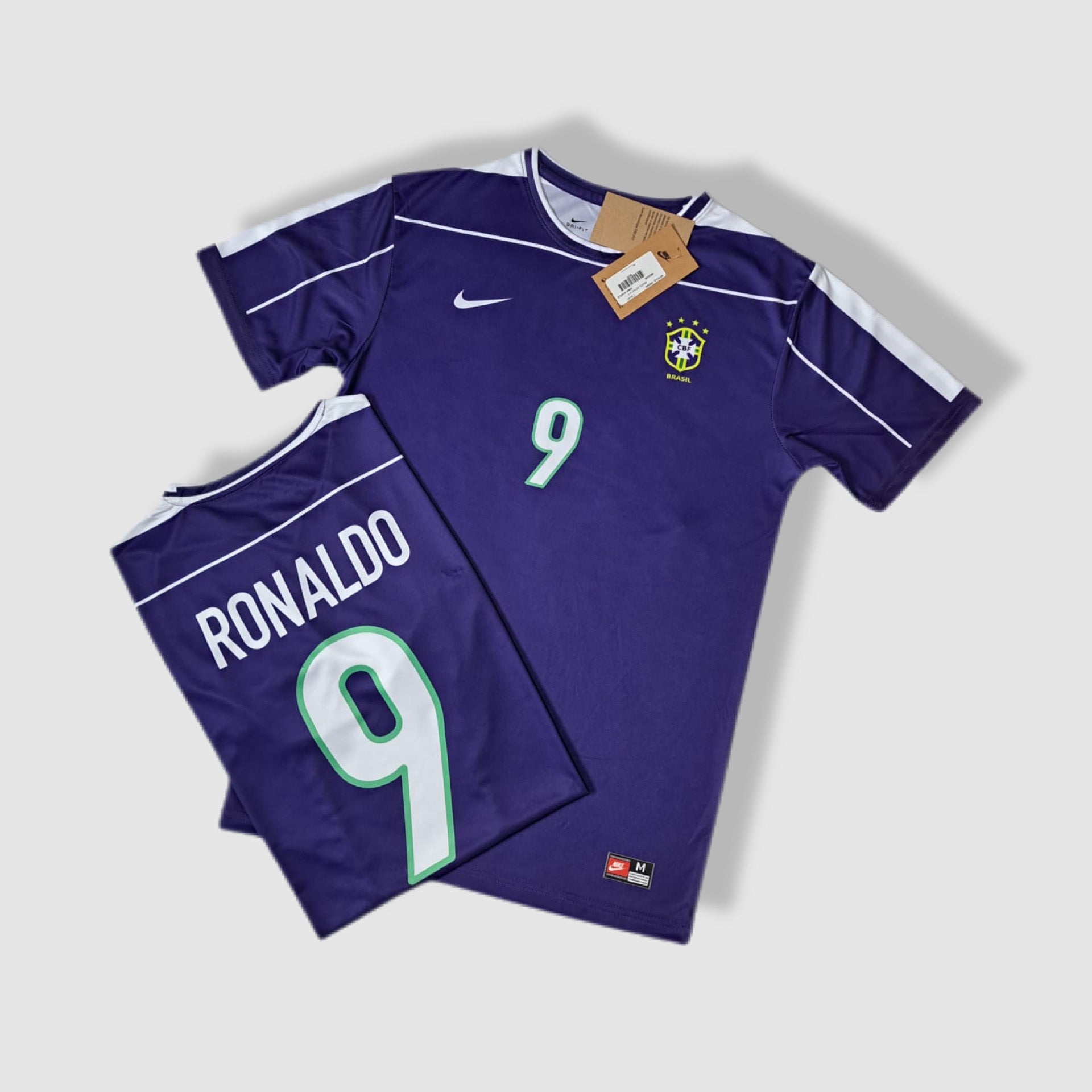 Brazil royal blue t-shirt ronaldo 9