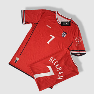 ENGLAND RED T-shirts beckham 7