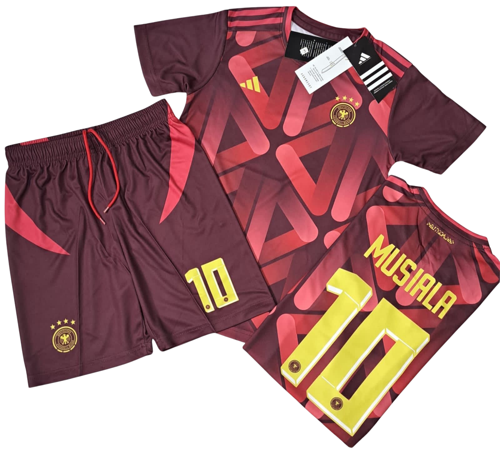 GERMANY MAROON MUSIALA BOYS FOOTBALL SUIT