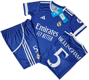 REAL MADRID BILLINGHAM BLUE BOYS FOOTBALL SUIT