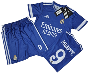 REAL MADRID ROYAL BLUE MBAPPE BOY SFOOTBALL SUIT