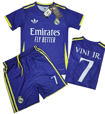 REAL MADRID ROYAL BLUE VINI JR BOYS FOOTBALL SUIT
